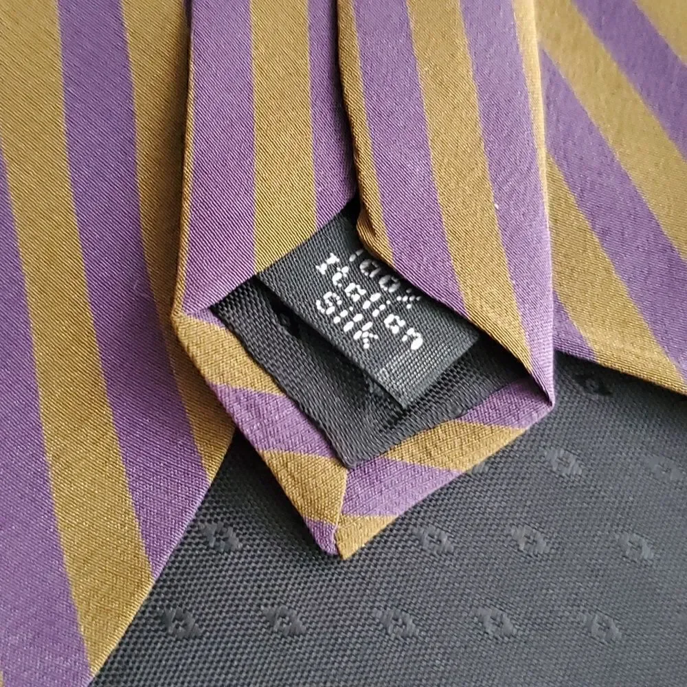 Mario Valentino | Striped Silk Tie